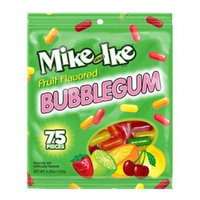 Carousel Mike & Ike Fruit Flavored Bubble Gum 4.25 Oz Bag (Pack of 4)