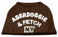 Ahi Aberdoggie NY Screenprint Shirts Brown XL (16)