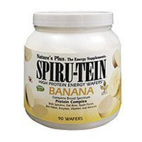 Spiru-Tein (Spirutein) Wafers - Banana Nature's Plus 90 Chewable