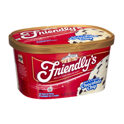 Friendly's Rich & Creamy Chocolate Chip Premium Ice Cream