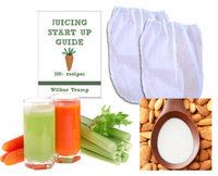 Rawnori Banana Slicer 2 Fine Mesh Nut Milk Jelly Strainer Bags 1 gal XL Extra Large Juicing And Sprouting EBook Quot Juicing Start Up Guide Quot HHK0KYZID-2519