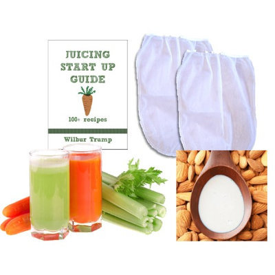 Rawnori Banana Slicer 2 Fine Mesh Nut Milk Jelly Strainer Bags 1 gal XL Extra Large Juicing And Sprouting EBook Quot Juicing Start Up Guide Quot HHK0KYZID-2519