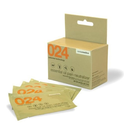 Swiss Medica Inc. O24 Essential Oil Pain Neutralizer, 20 Foil Packs/box