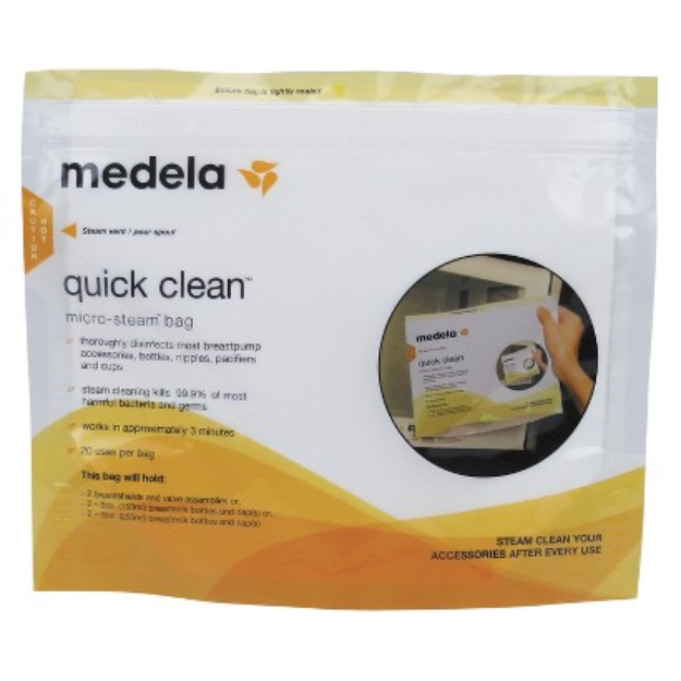 Medela 5ct Quick Clean Micro-Steam Sterilizing Bags
