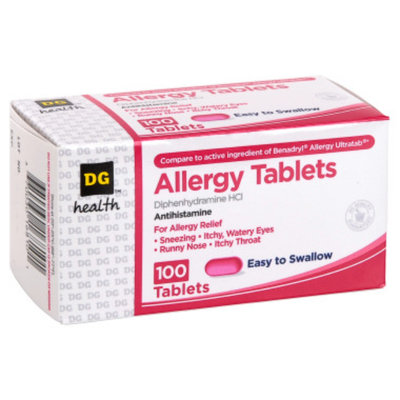 DG Health Allergy Tablets - 100 ct