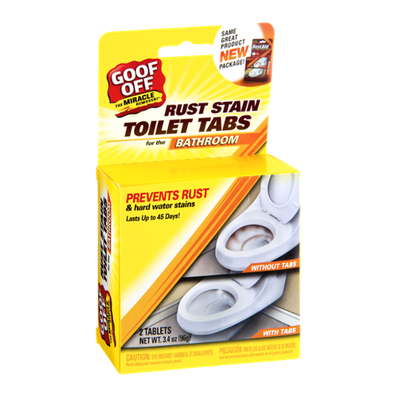 Goof Off Rust Stain Toilet Tabs - 2 CT