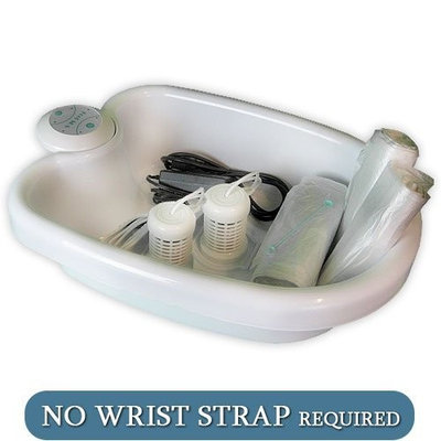 Healthandmed Simple Ionic Detox Foot Bath System with Liners