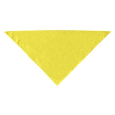 Mirage Dog Supplies Plain Bandana Yellow Large