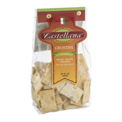Castellana Crostini Rustic Italian Crackers Sesame