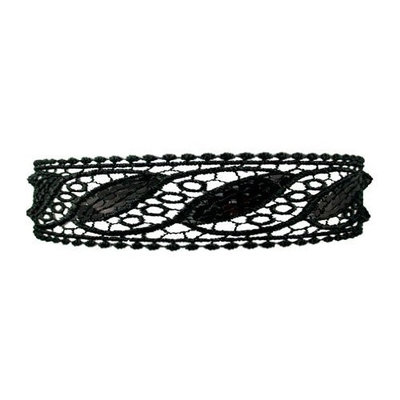 Smoothies Eyelet Sequins Headband-Black 01294