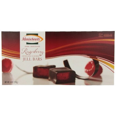 Manischewitz Bars, Raspberry Jell, Passover, 6-Ounce (Pack of 6)