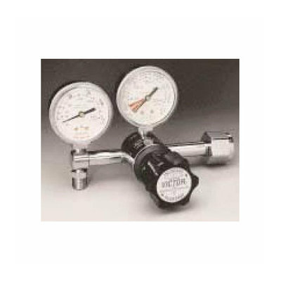 Victor VMG-15LN 2-15 LPM CGA 540 Nut And Stem Diaphragm Style Pediatric Flowgauge Medical Regulator With 2'' Gauges