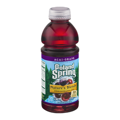 Poland Spring Nature's Blends Spring Water & Real Juice Acai-Grape