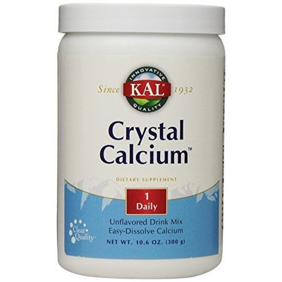 KAL Crystal Calcium Unflavored Powder, 1000 mg, 10.6 Ounce