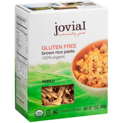 Jovial Fusilli, Brown Rice, 12 Ounce (Pack of 6)