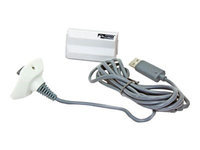 KMD (KOMODO) Charge and Play Pack-Charger for White XBOX 360