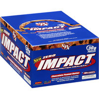 Zero Impact Chocolate Peanut Butter High Protein Meal Replacement Bars