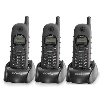 Engenius DuraFon 1X-HC (3 Pack) Long Range Cordless Phone Handset