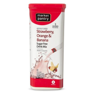 market pantry Market Pantry Sugar-Free Strawberry/Orange/Banana Powdered Drink Mix