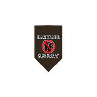 Ahi Backyard Security Screen Print Bandana Cocoa Small