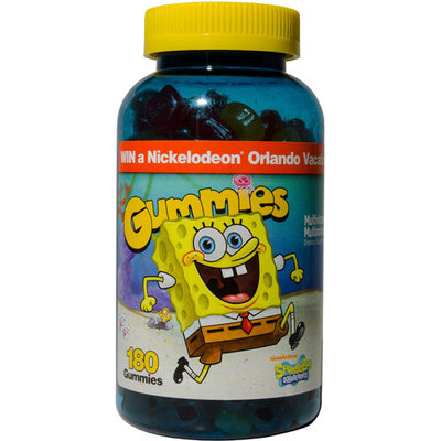 SpongeBob SquarePants Gummies Multivitamin Gummies, 180 count