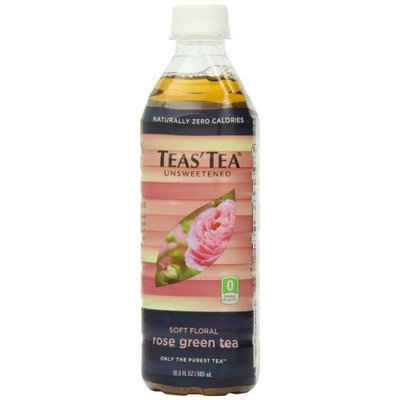 Ito En Teas' Tea, Unsweetened Rose Green Tea, 16.9 Ounce (Pack of 12)