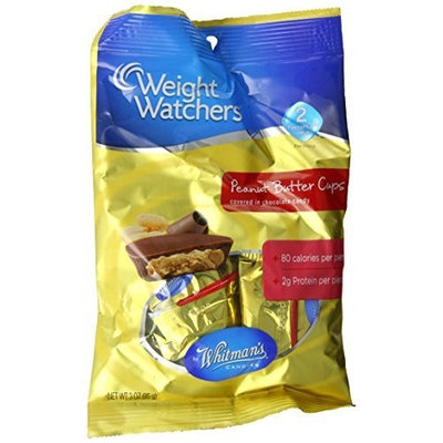 Russell Stover Whitman's Peanut Butter Cup Peg Bag, 3-Ounce (Pack of 6)