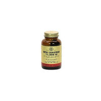 Beta Carotene 11,000 IU - Helps support the immune system, 50 Softgels,(Solgar)