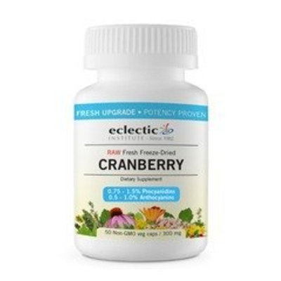 Cranberry 300mg Freeze-Dried Eclectic Institute 50 VCaps