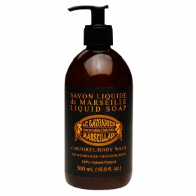 Le Savonnier Marseillais Corporel / Body Wash, Orange Blossom, 16.9 fl oz