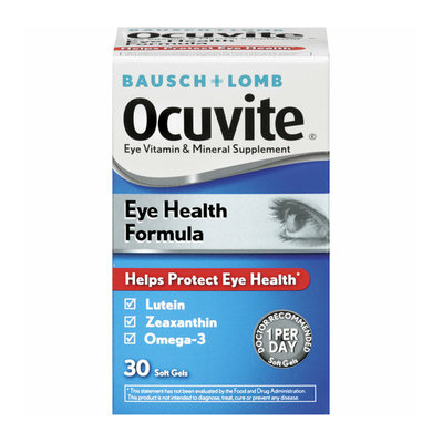 Bausch + Lomb Ocuvite Eye Vitamin & Mineral Supplement Soft Gels