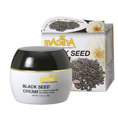 Madina Black Seed Facial Cream/Lighter, Firmer Skin/Contains Black Seed Oil and Herbal Extracts.