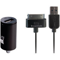 Iessentials Ipl-pc-bk Ipod(r) Car Charger With 30-pin Sync Cable