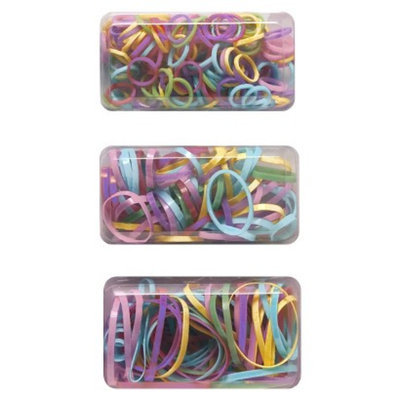 Gimme Clips Gimme Basics Pastel Plastic Hair Elastics -