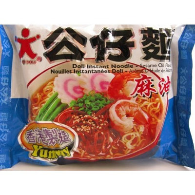 Doll Instant Noodle, Sesame Oil Flavour, 3.53 oz (30 packs)