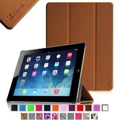 Fintie SmartShell Case for Apple iPad 4th Generation with Retina Display, iPad 3 & iPad 2, Brown