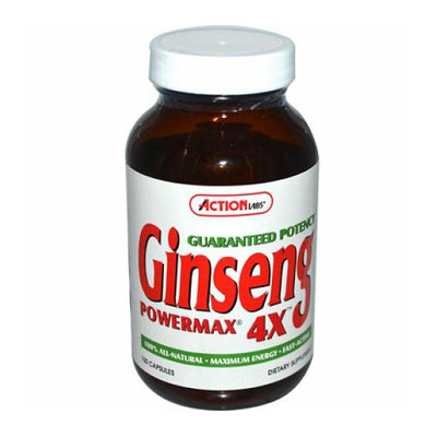 Action Labs Ginseng PowerMax 4X 100 Capsules