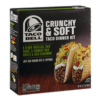 Taco Bell Crunchy & Soft Taco Dinner Kit - 12 CT