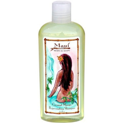 Maui Tropical Soaps Rejuvenating Shampoo Coconut Mango, 8.5-Ounce