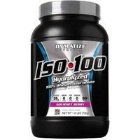 Dymatize Nutrition ISO-100 Whey Protein Powder, Gourmet Berry, 2 Pound