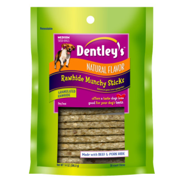 Dentley'sA Rawhide Munchy Sticks Dog Treat