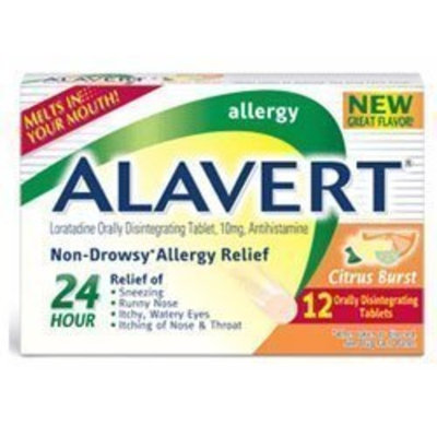 Alavert Non-Drowsy Allergy Relief Citrus Burst Orally Disintegrating Tablets - 10mg