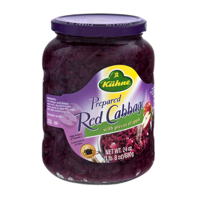 Kuhne Prepared Red Cabbage with Pieces of Apple
