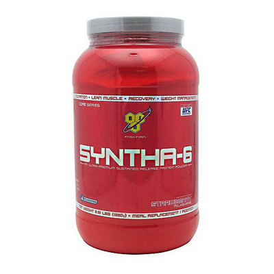 BSN Syntha-6 Strawberry Milkshake Sustained-Release Protein Powder
