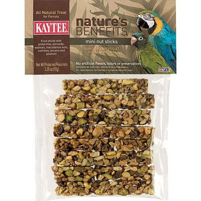 Kaytee Nature's Benefits Mini Nut Stick for Parrots - 3.25 oz.