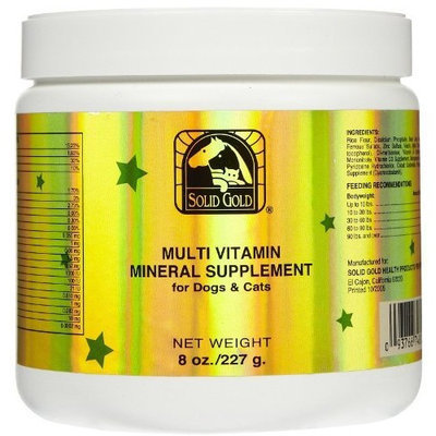SOLID GOLD 937644 Multi-Vitamin/Mineral Supplement for Pets, 8-Ounce