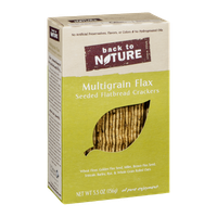 Back To Nature Seeded Flatbread Crackers Multigrain Flax