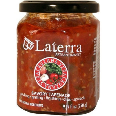 LaTerra Veracruzana - Spicy and Savory Mexican Olive Tapenade with Chili Peppers and Garlic