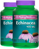 Piping Rock Echinacea 400 mg 2 Bottles x 180 Capsules