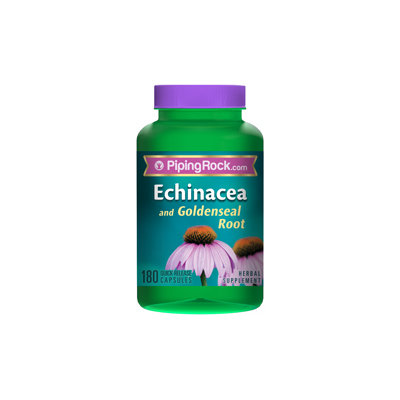 Piping Rock Echinacea & Goldenseal Root 180 Capsules